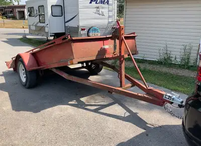-10 foot dipping traler -easy loading -3,500 lb slepped axle