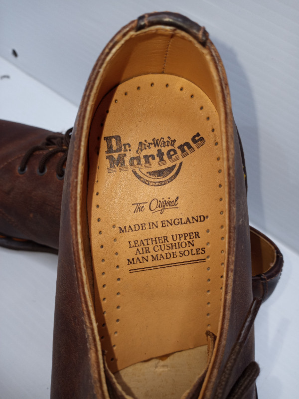 Doc Martens US size 8 Lug Soled Brown Oxfords Worn Once in Women's - Shoes in Kitchener / Waterloo - Image 3