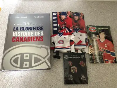 This package includes: 1...La Glorieuse Histoire des Canadiens .............2008 (825 pages) 2...Sak...