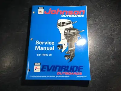 1994 Johnson Evinrude 9.9 thru 30 HP Outboard Service Manual, View more