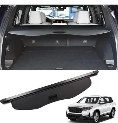 Marretoo 2019-2024 Honda Passport Black Canvas Retractable Cargo, View more