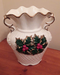 Christmas themed vase