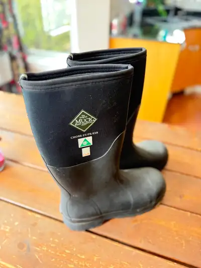 Steel Toe Muck Rubber Winter Work Boots, View more