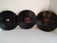 REDUCED Vintage 78 rpm Decca 1940-1950 Records, Big Band/Swing