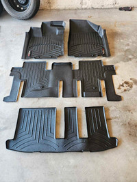 Nissan Pathfinder WeatherTech and OEM mats