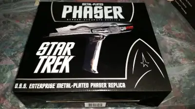 From the 2009 JJ Abrams movie, Star Trek, comes this screen accurate replica of the phaser used by K...