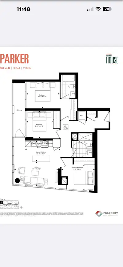 This is the only 3-bedroom unit in the entire building a rare, top-floor corner suite with floor-to-...