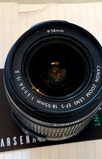 Canon 18-55 mm lens