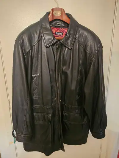 vintage danier mens leather jacket size large , View more