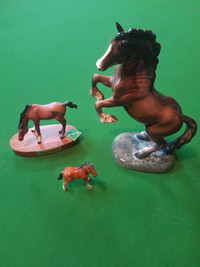 Porcelain horses