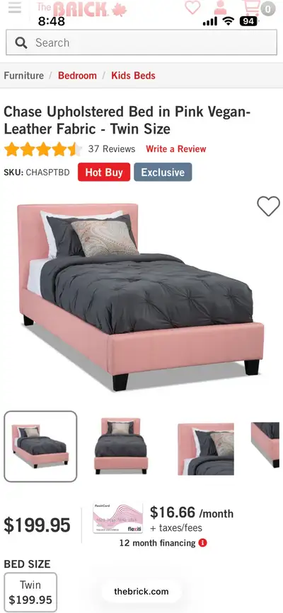 pink twin bedframes, View more