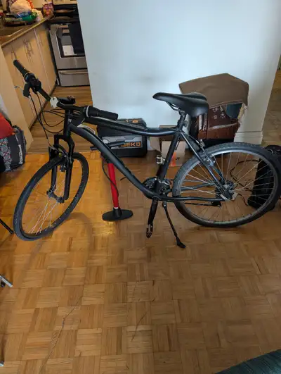 Black Hybrid Bicycle, View more