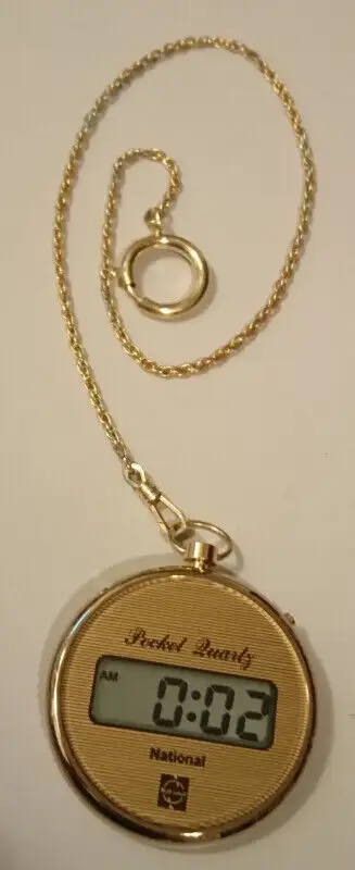 Vintage National Pocket Quartz Pocket Watch - This pocket is in excellent working condition. Has a n...