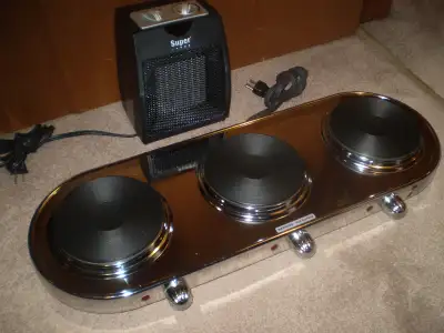 Cuisine Kitchen ( NEW NEVER USED ) Electric Triple Burner Model MK-337 Premier Performance Model 150...