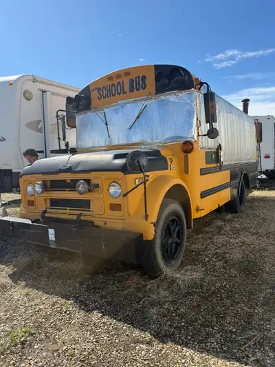Sold as is, $4000 OBO Old Chevy semi renovated bus does have a lot of potential, it runs good also r...
