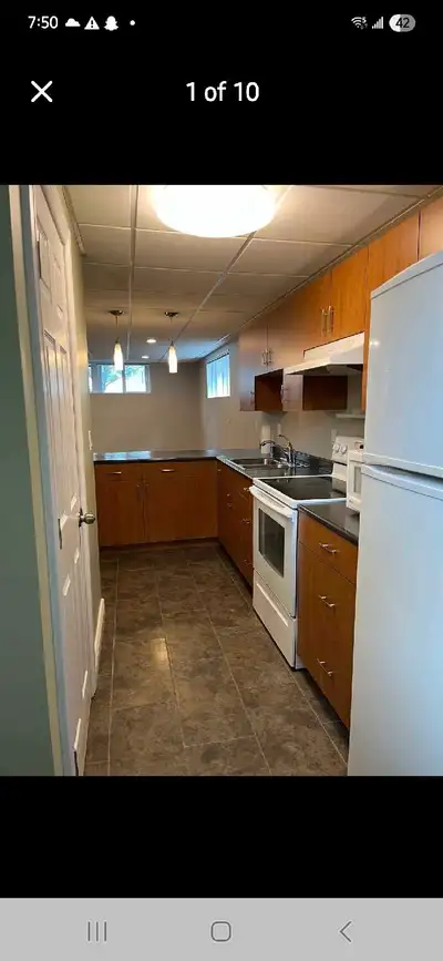 2 bedroom basement suite