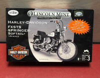 Testors Lincoln Mint Harley Davidson FXSTS Springer Softail 1/9 