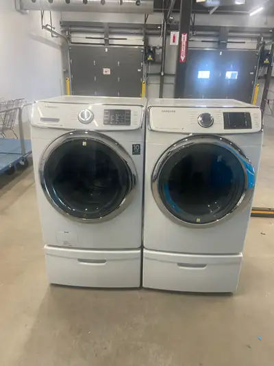 Laveuse, sécheuse Samsung avec piédestal , View more