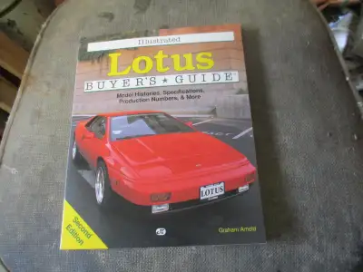 1993 MOTORBOOKS LOTUS BUYERS GUIDE BOOK $10. LUXURY CAR, View more