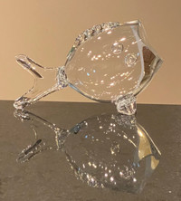 Vintage Blown Glass Fish Bowl / Sculpture