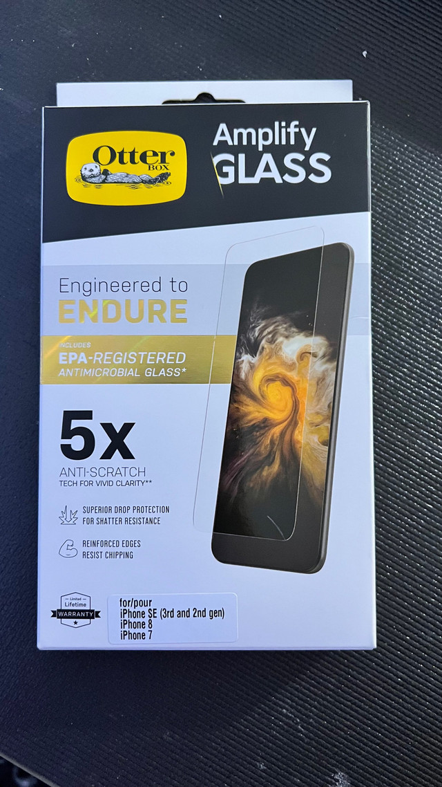 Otterbox iPhone Glass Screen Protector  in Cell Phone Accessories in Kitchener / Waterloo