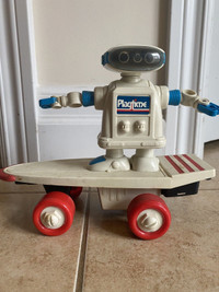 Vintage 1986 Playtime Battery Operated Skatebot