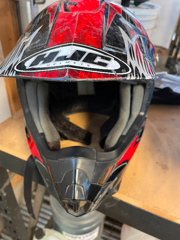 HJC motocross helmet in Motorcycle Parts & Accessories in Calgary