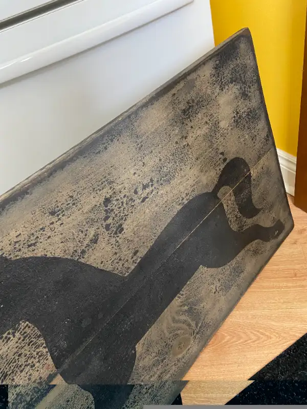 Large Solid Wood Rustic Folk Art Picture with Horse Wall Decor in Home Décor & Accents in Oshawa / Durham Region - Image 4