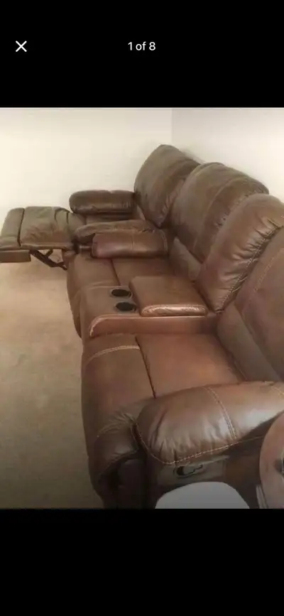 LivingRoom set all piece Recline , View more