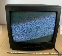 Sylvania 13" TV Vintage Sylvania Color CLT TV Video for Gaming
