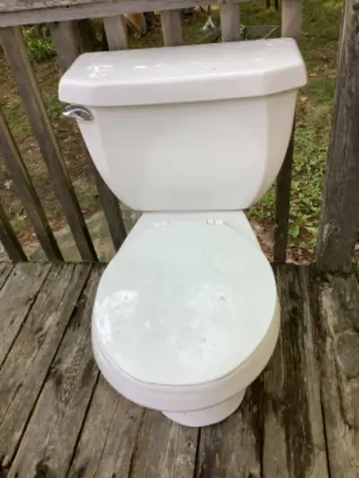 We upgraded to a dual flush so are giving our toilet away. No cracks or leaks. Near MacTier