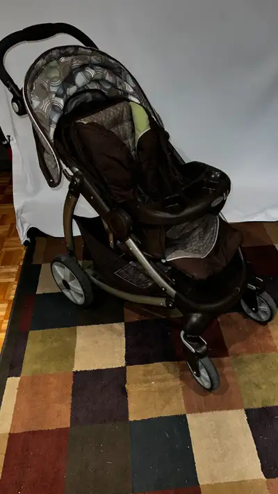 Pousette brune / Brown  Graco carriage Click connect, View more