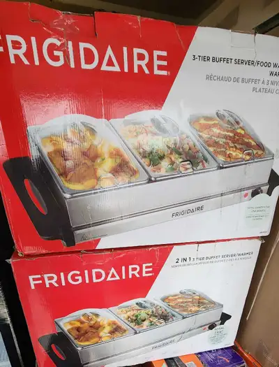 FOOD WARMER LIQUIDATION Frigidaire EBFM315 3-Tier Buffet Server, View more