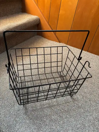 Wheelchair Black Wire Basket, View more