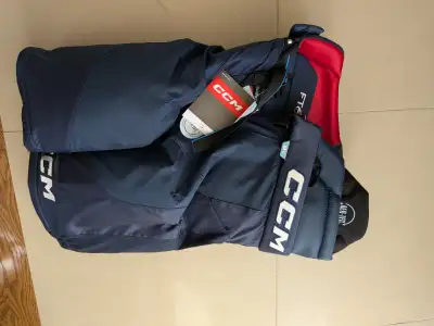 CCM JetSpeed FT6 Senior Hockey Pants – Large, Navy, Brand New, View more