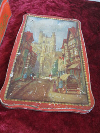 Chester Cathedral England depicted on tin can