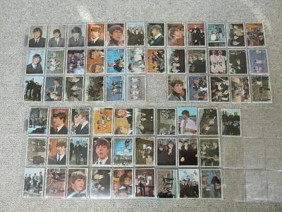 Vintage 1964 Beatles Cards - Beatles Color Card Set (63/64), View more