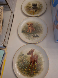 Joseph Giordano Baby Animals Pickard Collectors Plates 