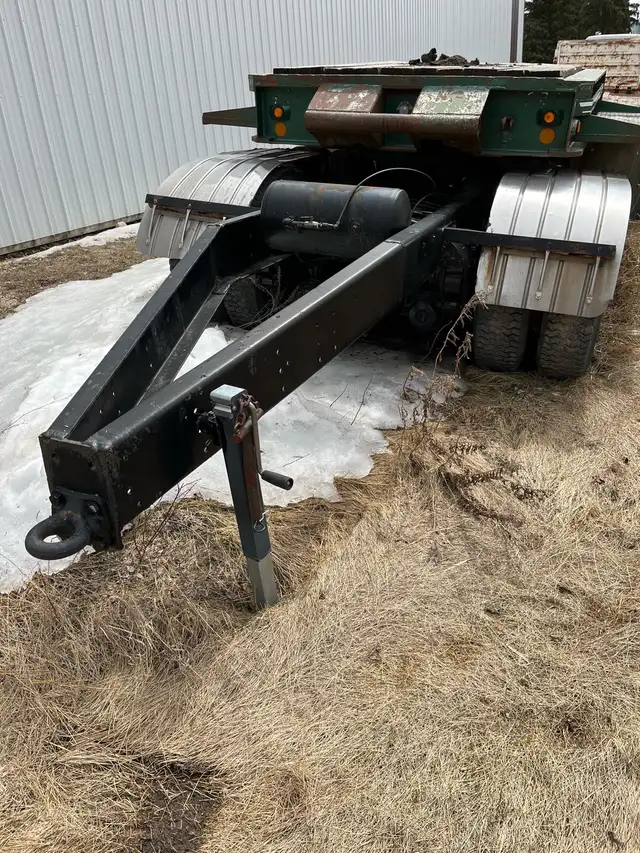 10ft x 24ft 16 Wheel Lowbed with converter dolly  in Heavy Equipment in Saskatoon - Image 9