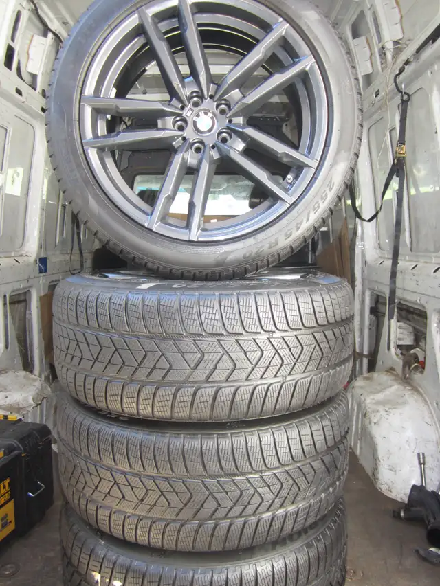 Original BMW X3M X4M 20" ferric grey style 764M cold weather set in Tires & Rims in Oakville / Halton Region - Image 6