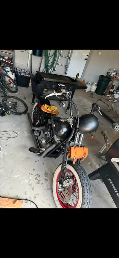 Custom build Harley hard tail… one of a kind