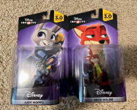 NEW Disney Infinity 3.0 Zootopia Figures Judy Hopps Nick Wilde W