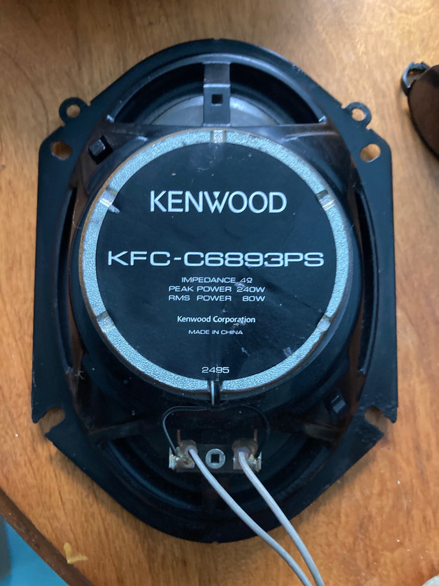 Car speakers Kenwood KFC-C6882ie 6x8 Speaker  in Speakers in Muskoka