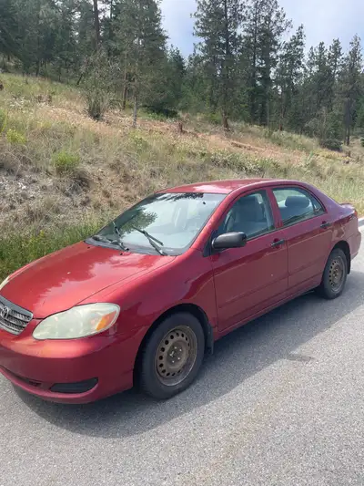 2006 Toyota Corolla, runs great and no issues with transmission or engine but needs front end work a...