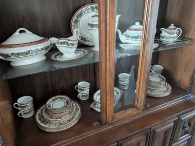 SPODE -Christmas Rose Complete Dining Set, View more