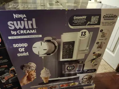 Ninja CREAMi Swirl 13-in-1 Soft Serve Ice Cream Machine, View more