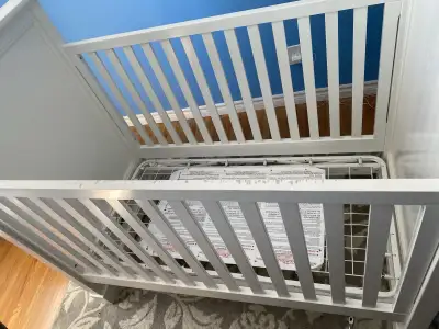 Baby crib and change table, View more