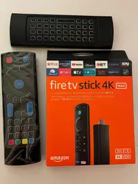 FIRESTICK 4K MAX WITH SMART REMOTE AND 1 YR