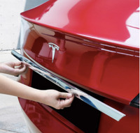 Tesla Model Y Rear Tailgate Trim ABS Trunk Lid Garnish Trim .