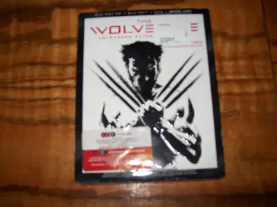The Wolverine Blu Ray 3D Blu Ray DVD Digital Copy 4 Disc Set New $35